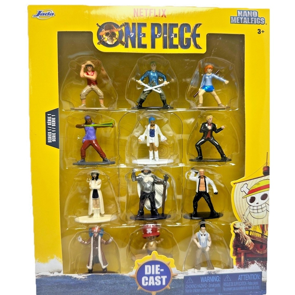 One Piece Nano Metalfigs 12 Pack Netflix 2026 Jada Toys Die Cast New